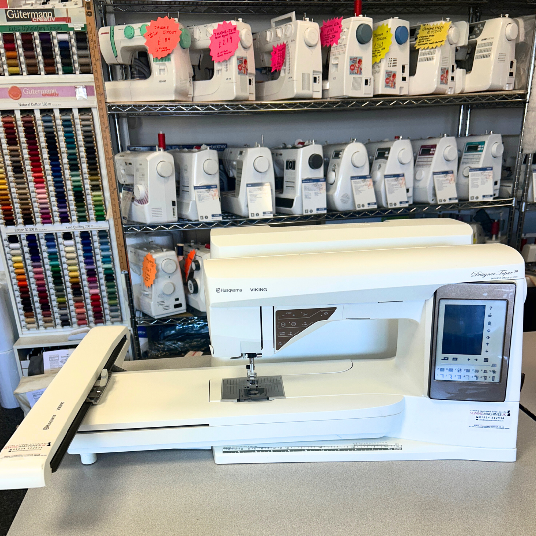 Husqvarna Viking Designer Topaz 50 Sewing and Embroidery