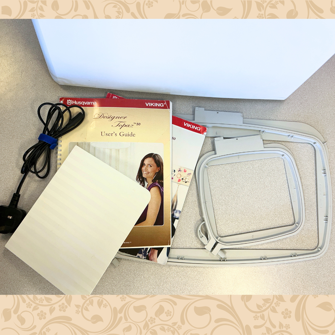 Husqvarna Viking Designer Topaz 50 Sewing and Embroidery