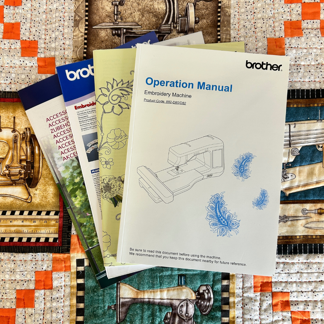 Brother V3 Embroidery Machine Manual