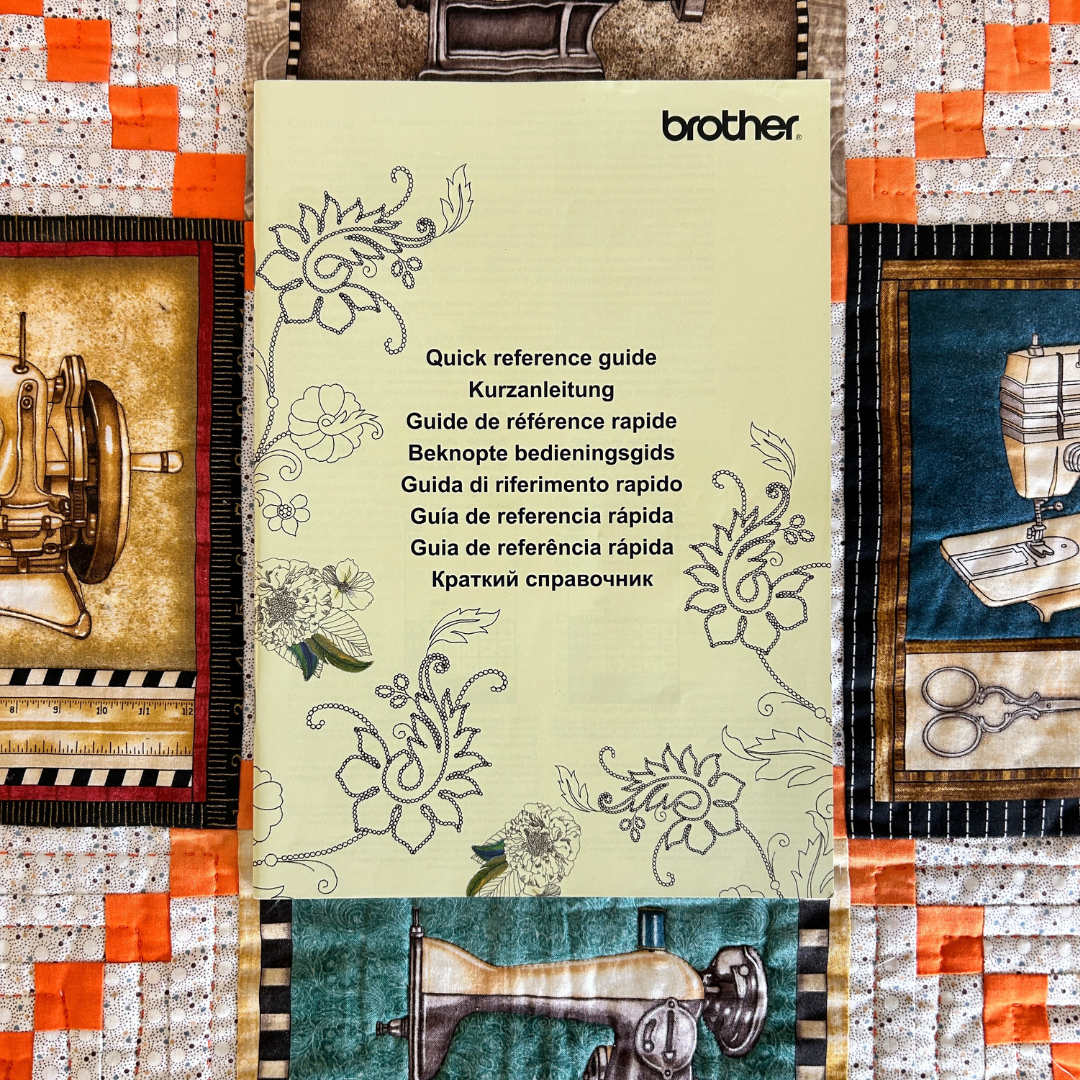 Brother V3 Embroidery Machine Manual