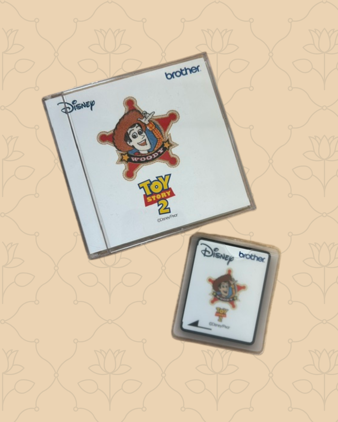 Brother Disney Toystory 2 Embroidery Design Card