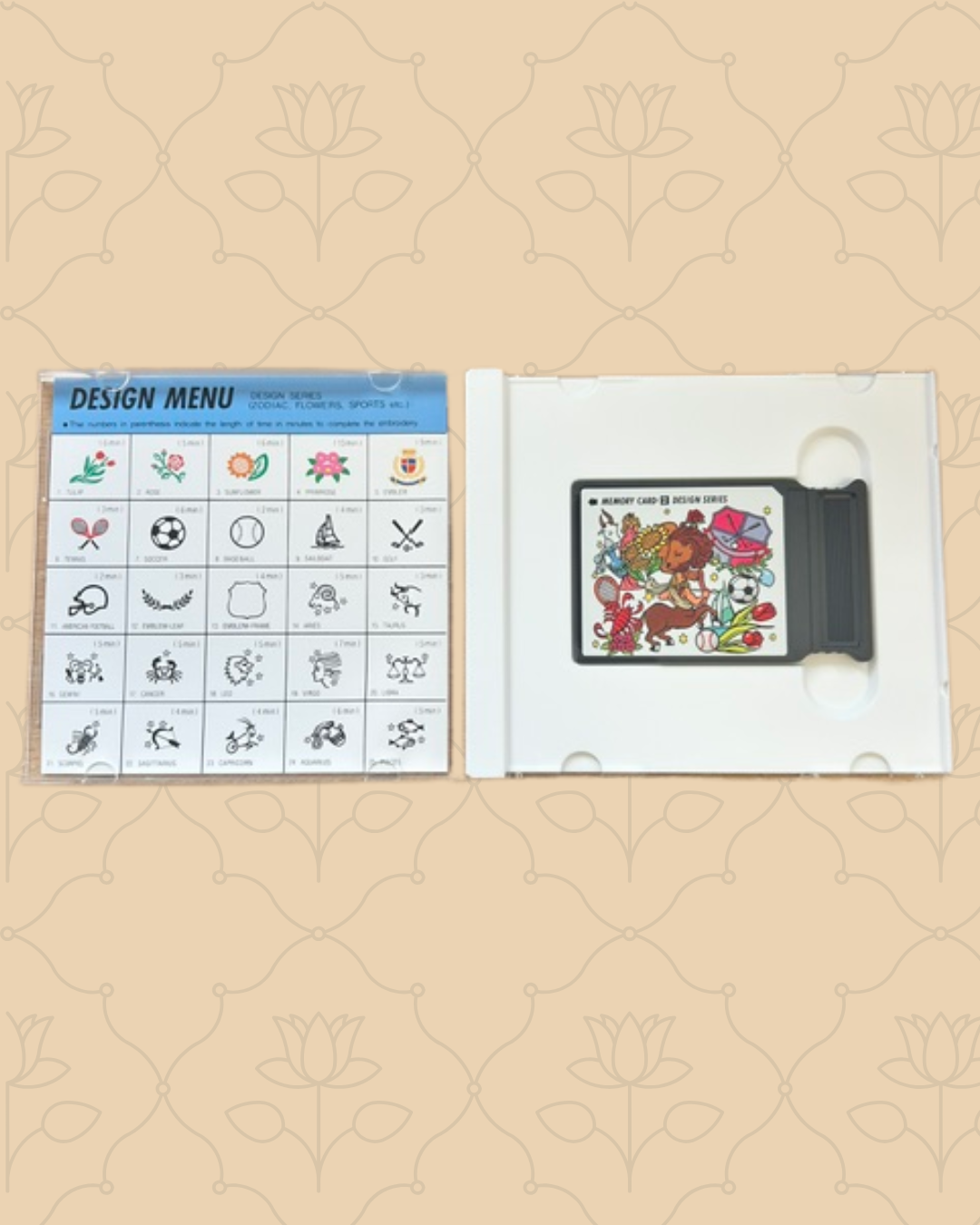 Janome Embroidery Design Card No.2