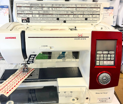 Janome MC7700 QCP Quilting Machine