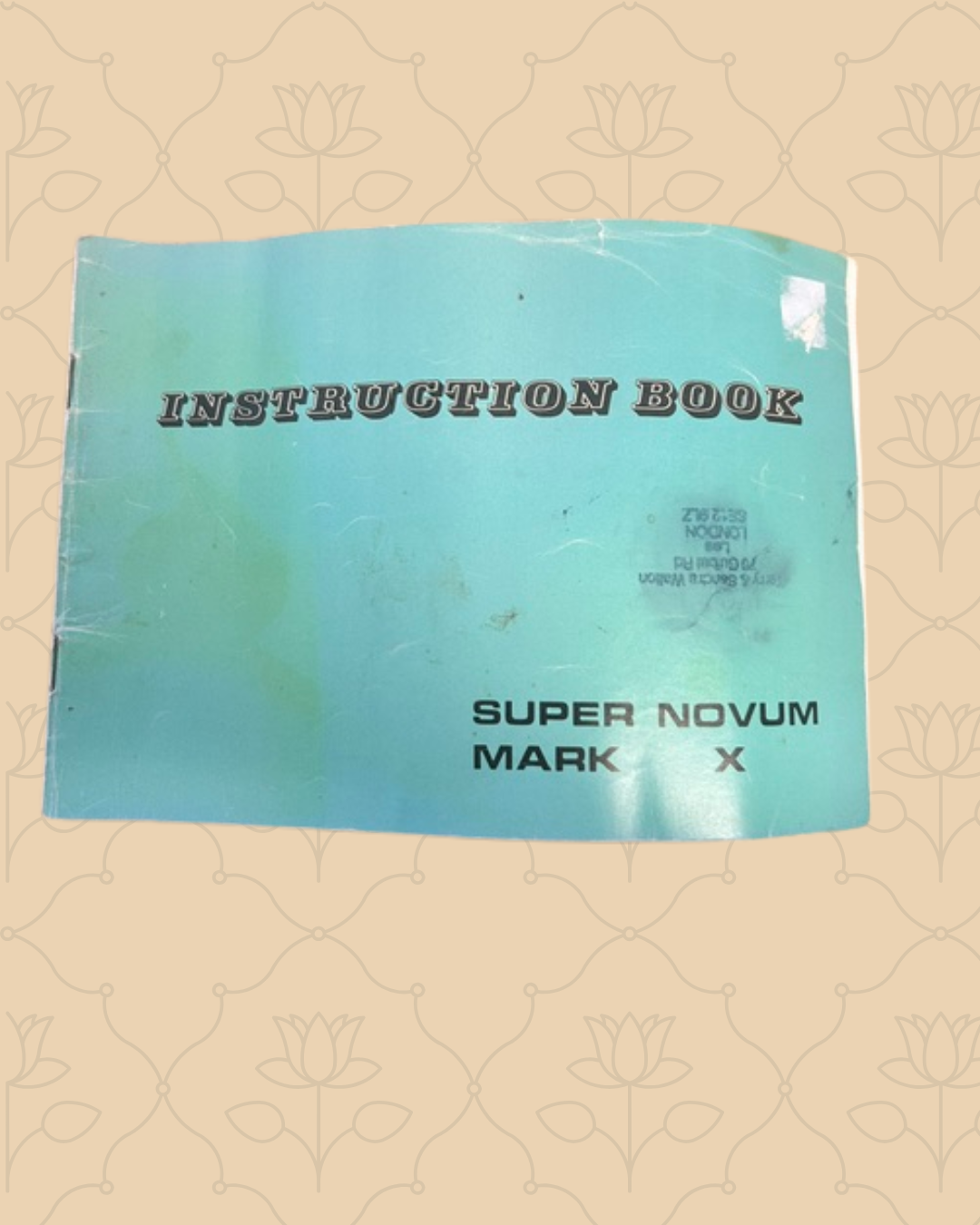 Super Novum Mark X Manual