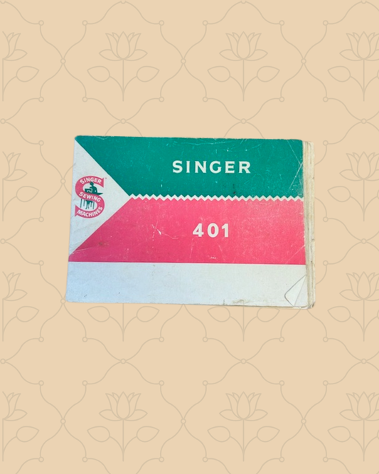 Singer 401 Manual