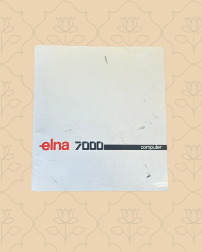 Elna 7000 Manual
