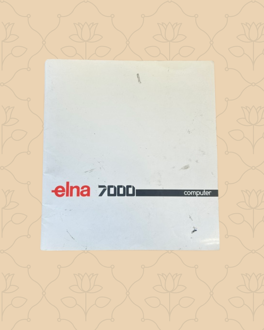 Elna 7000 Manual