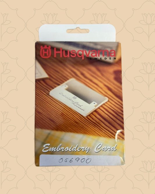 Husqvarna Viking Programmable Embroidery Card