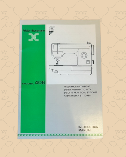 Frister & Rossmann Model 406 Manual
