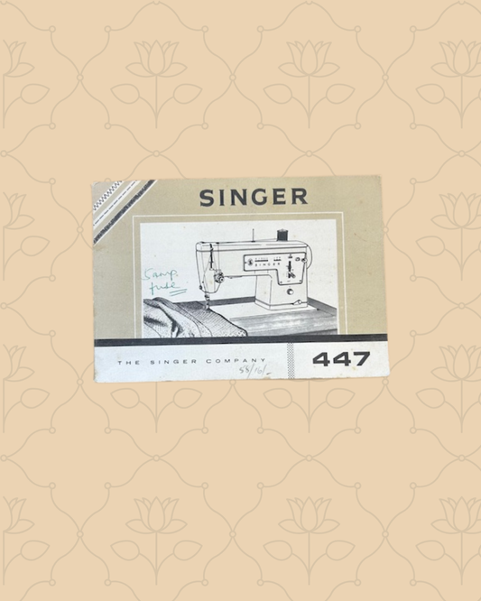 Singer 447 Manual