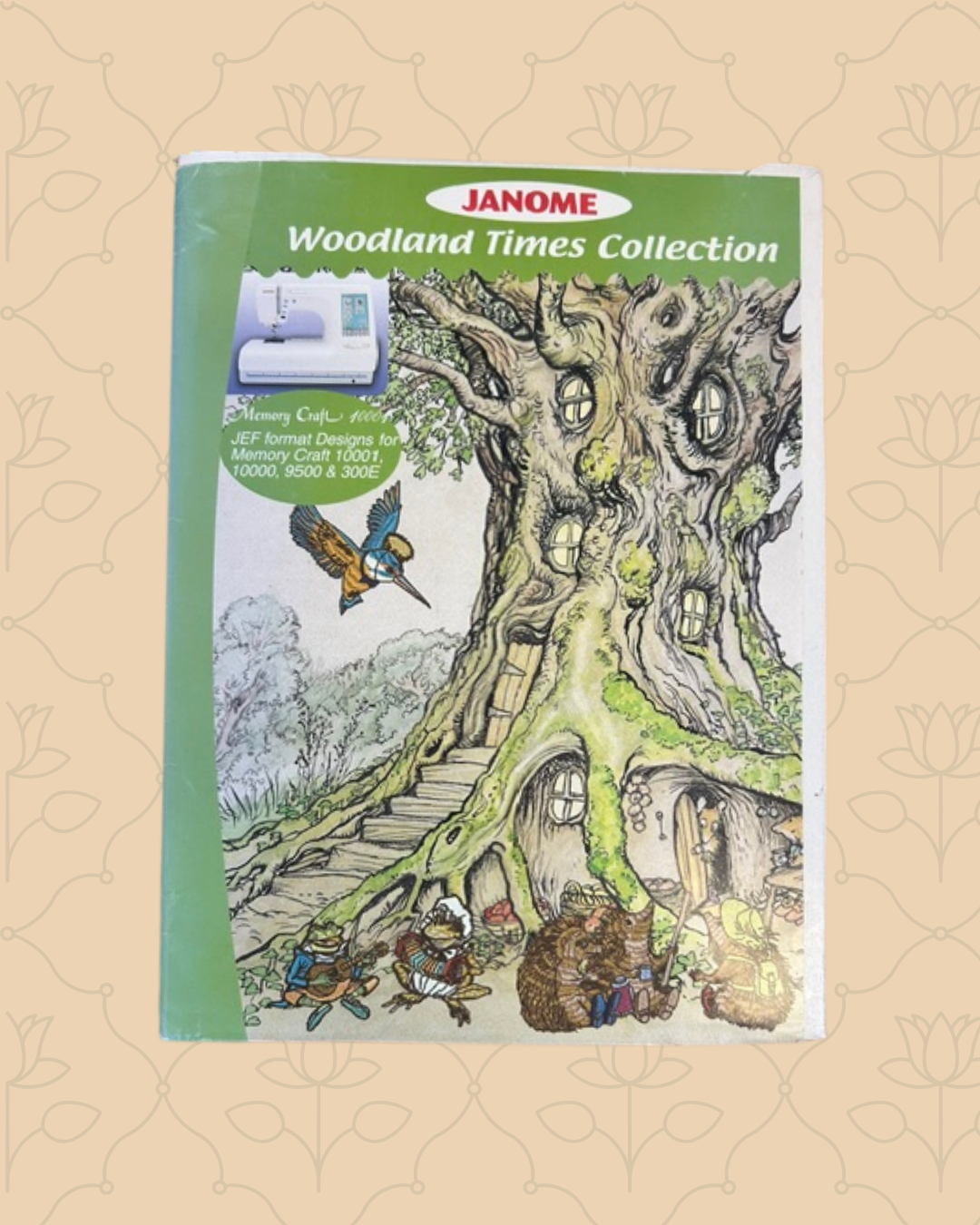 Janome Woodland Times Embroidery Design Card