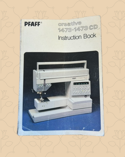 Pfaff Creative 1473/1473CD Manual