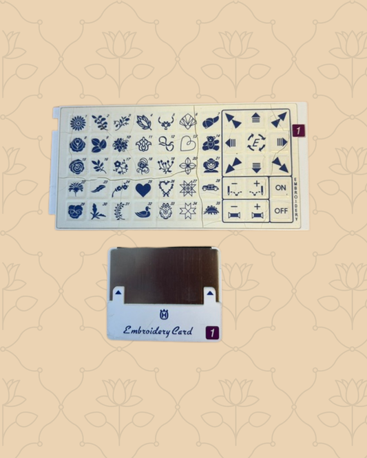 Husqvarna Viking No.1 Embroidery Cards