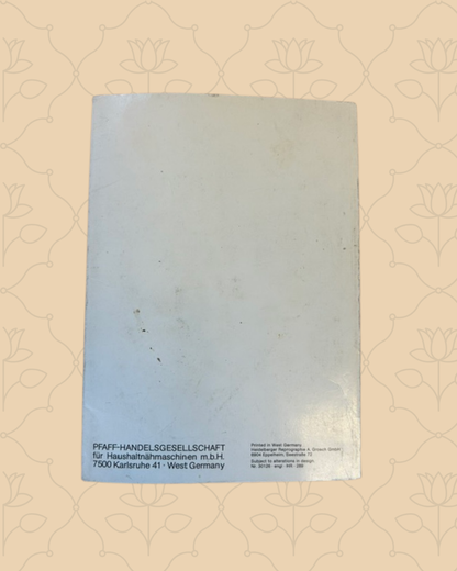 Pfaff Creative 1473/1473CD Manual