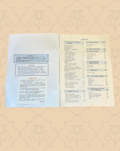 Jones VX860 / VX855 Manual
