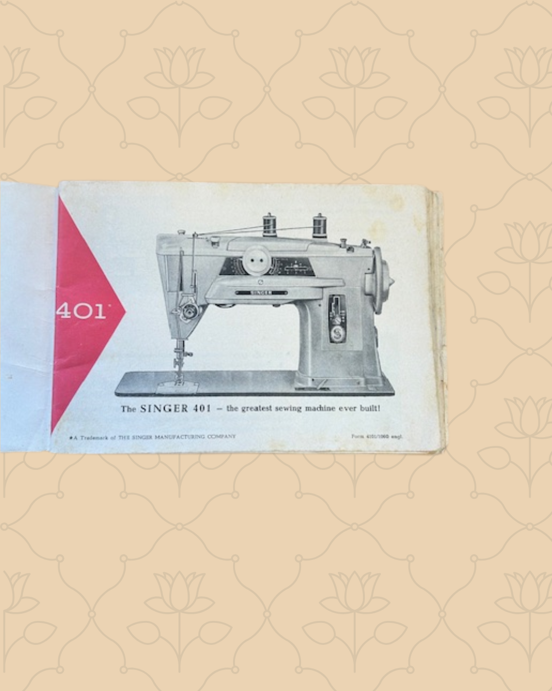 Singer 401 Manual