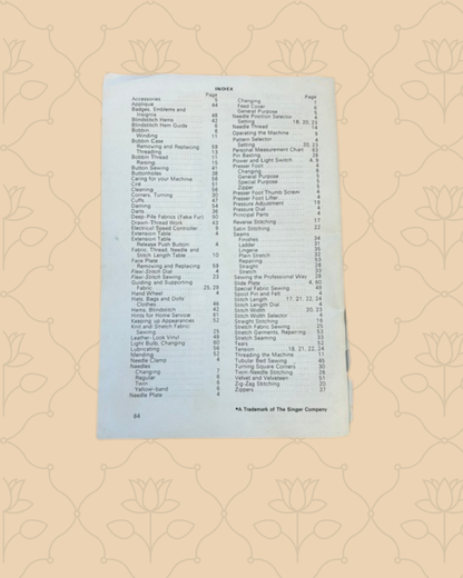 Singer 533 Manual
