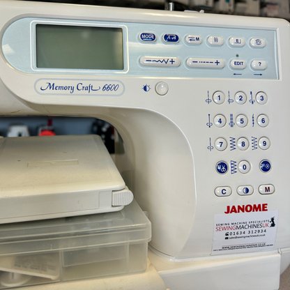 Janome MC6600p Semi Industrial Sewing Machine